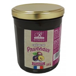 Crème de pruneaux au sucre de canne - pot verre 375g