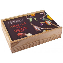 Pruneaux d'Agen enrobés de chocolats assortis