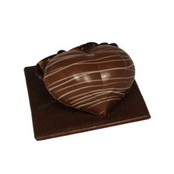 Cœur de chocolat au lait -...