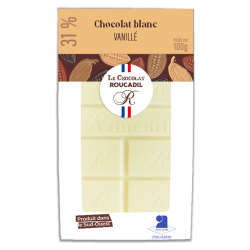 Tablette chocolat Blanc...