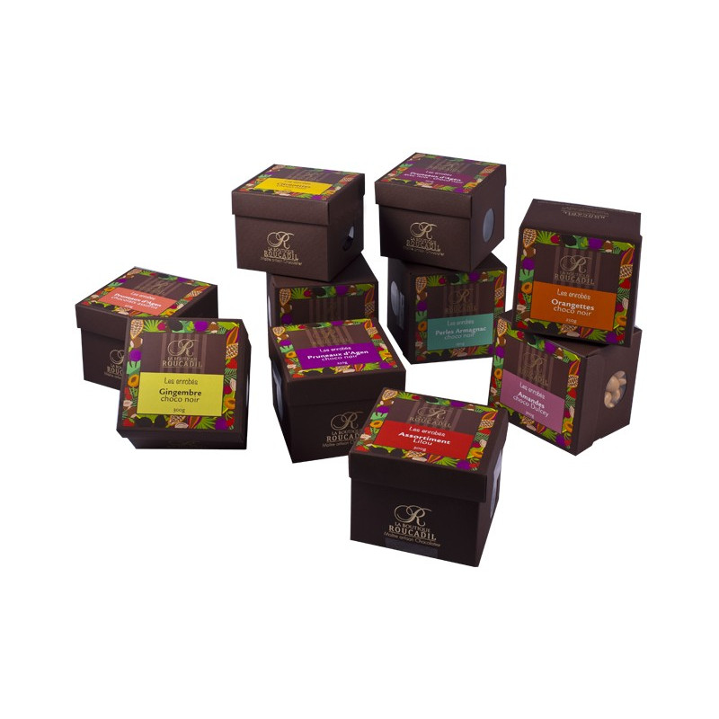 Citronettes enrobées de chocolat noir 250g Citronettes enrobées de chocolat noir 250g
