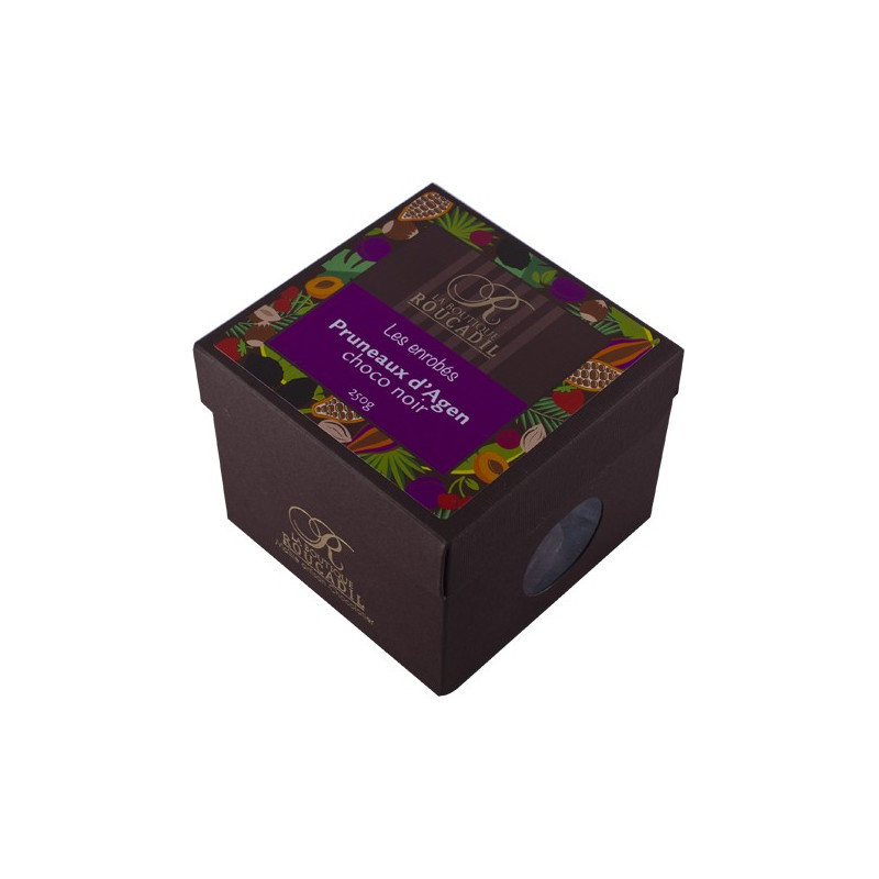pruneaux d'Agen enrobés de chocolat noir