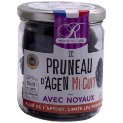 Pruneaux d'Agen mi-cuits 300g bocal verre