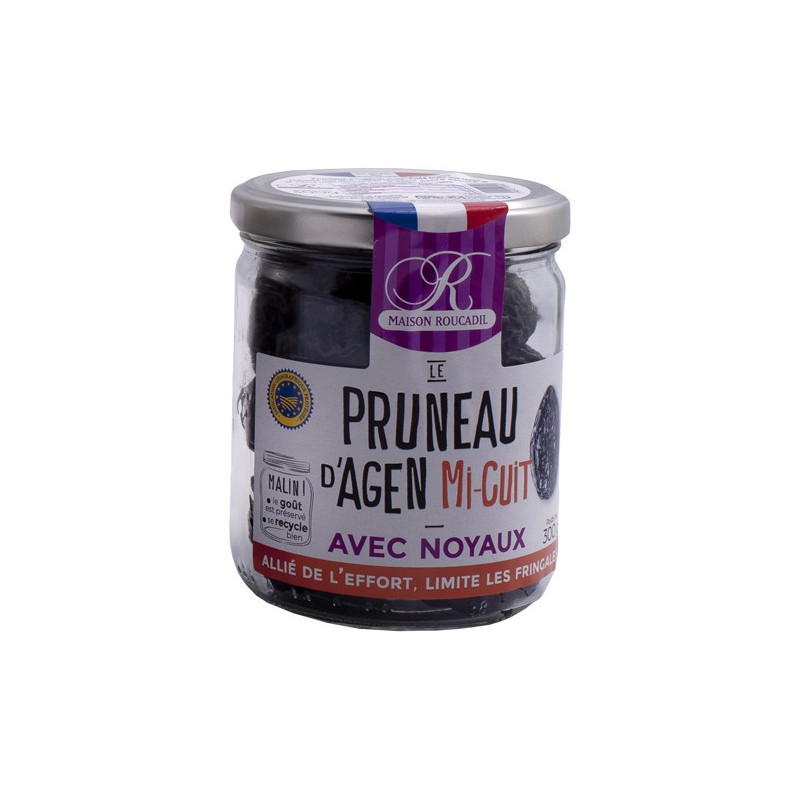 Pruneaux d'Agen mi-cuits 300g bocal verre Pruneaux d'Agen mi-cuits 300g bocal verre
