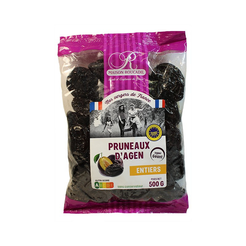 Pruneau d'Agen avec noyau calibre 28/33 500g Pruneau d'Agen avec noyau calibre 28/33 500g