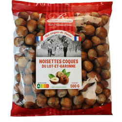 Noisettes coques - origine France - sachet 500g