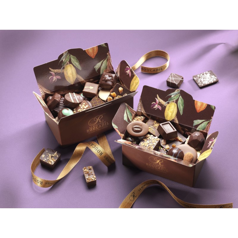 Ballotin assortiments de chocolats - 100g